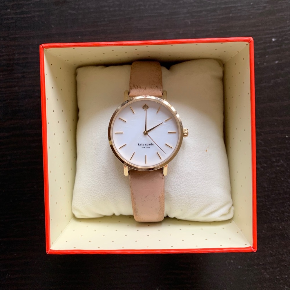 Kate Spade Metro Vachetta Watch